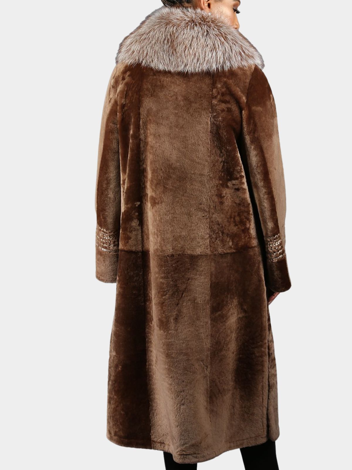 Woman's Sierra Brown Astra Shearling Coat