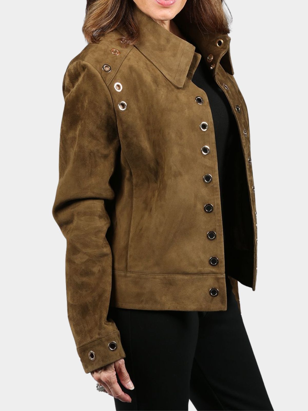 Woman's Willow Suede Leather Jacket