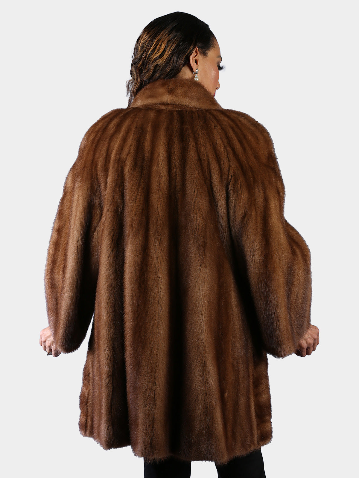 Woman's Vintage Natural Lunaraine Female Mink Fur Stroller