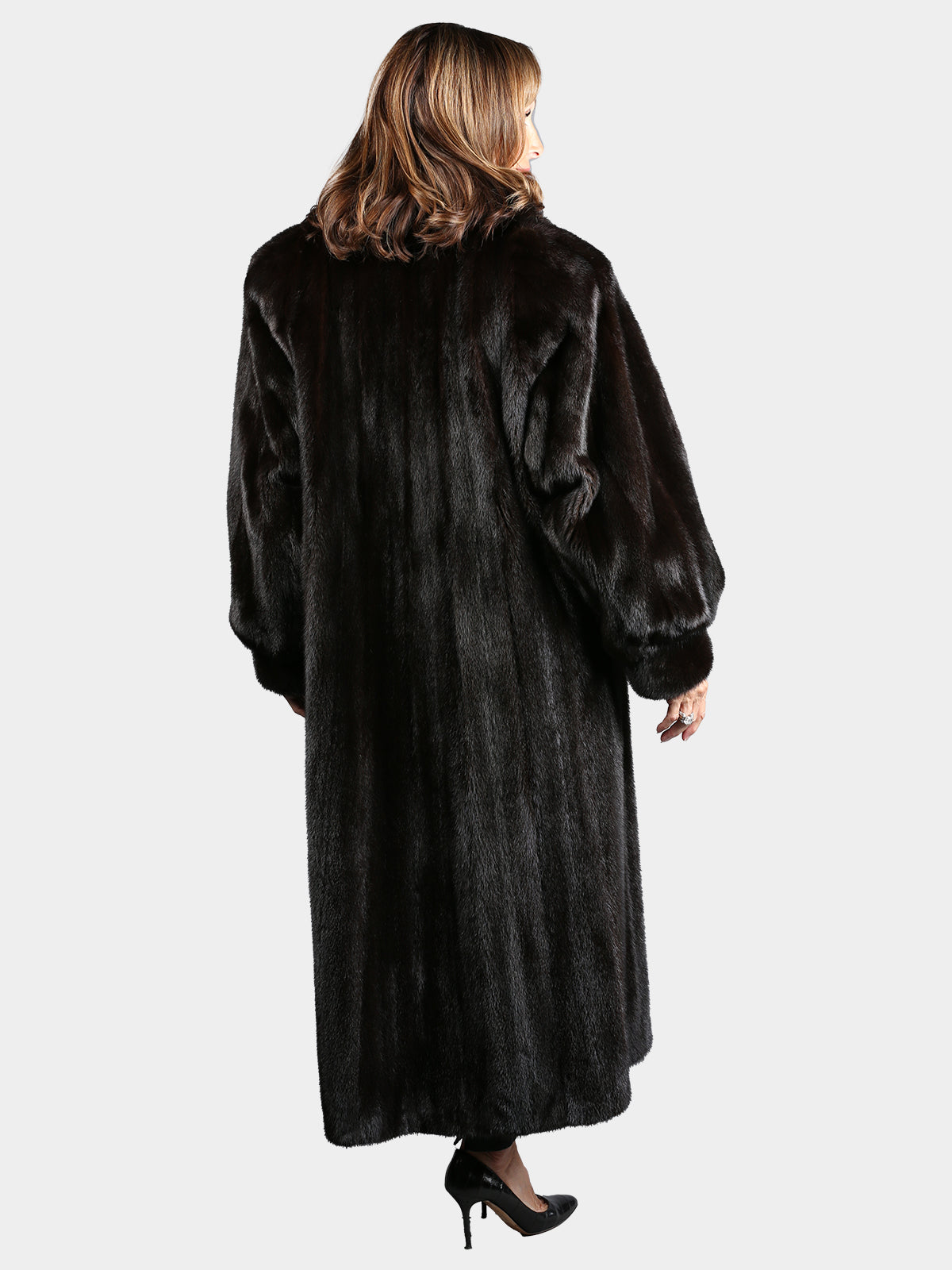 Woman's Natural Ranch Mink Fur Coat