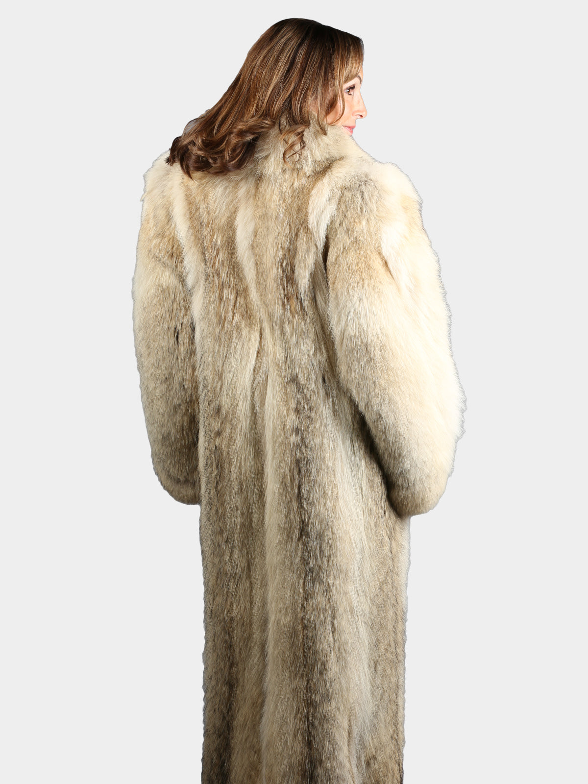 Woman's Natural Cayote Fur Coat