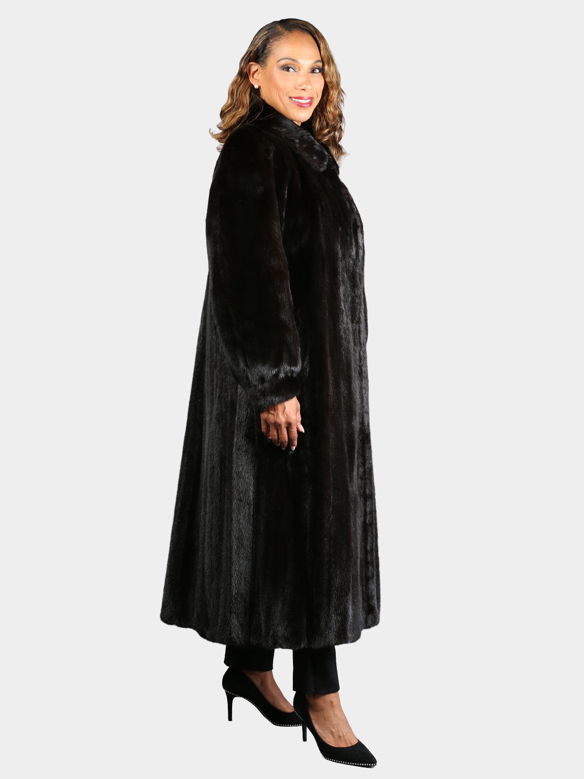 Woman's Natural Ranch Female Mink Fur Coat
