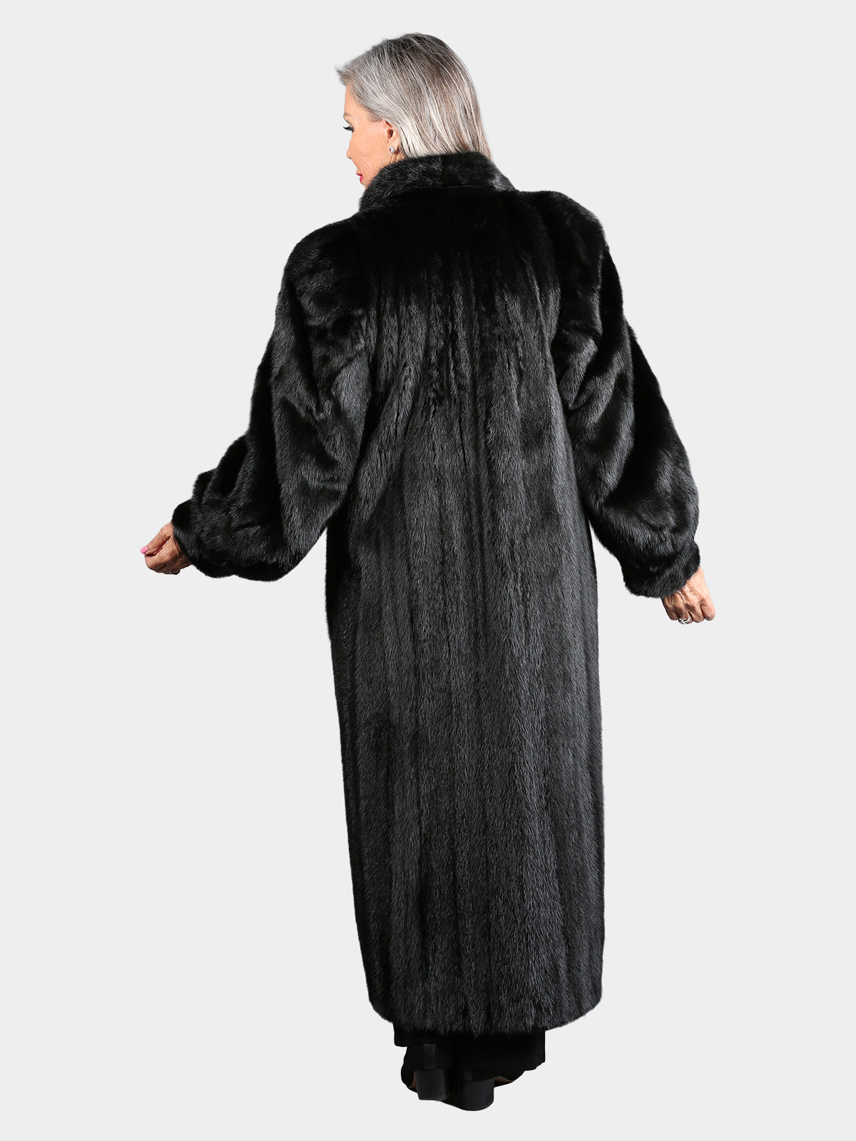 Woman's Natural Ranch Female Mink Fur Coat