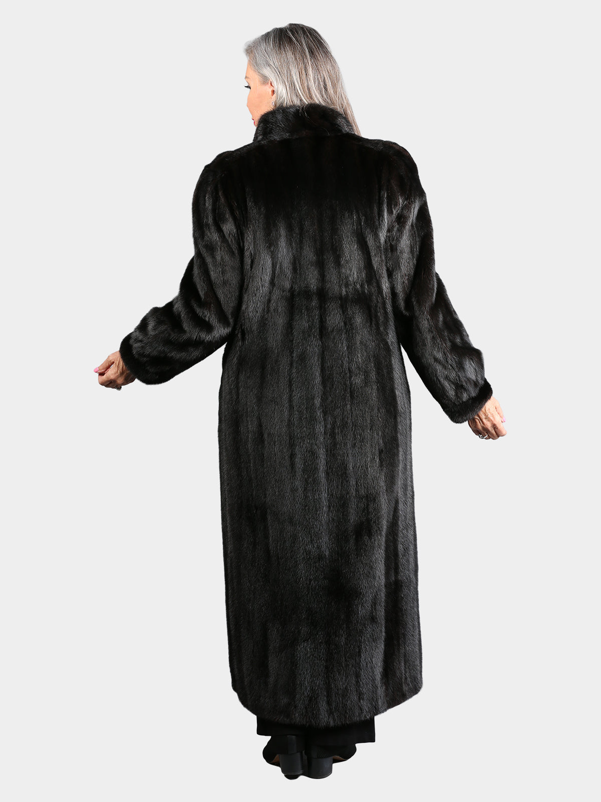 Woman's Natural Ranch Female Mink Fur Coat