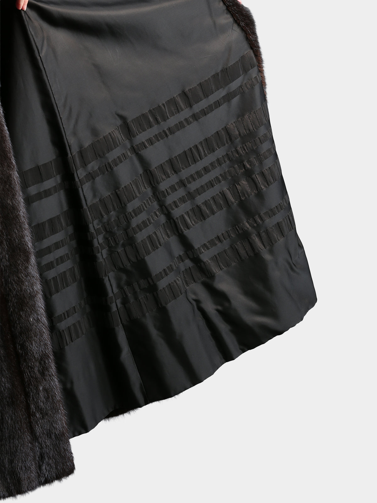 Woman's Natural Vintage Ranch Female Mink Fur Coat