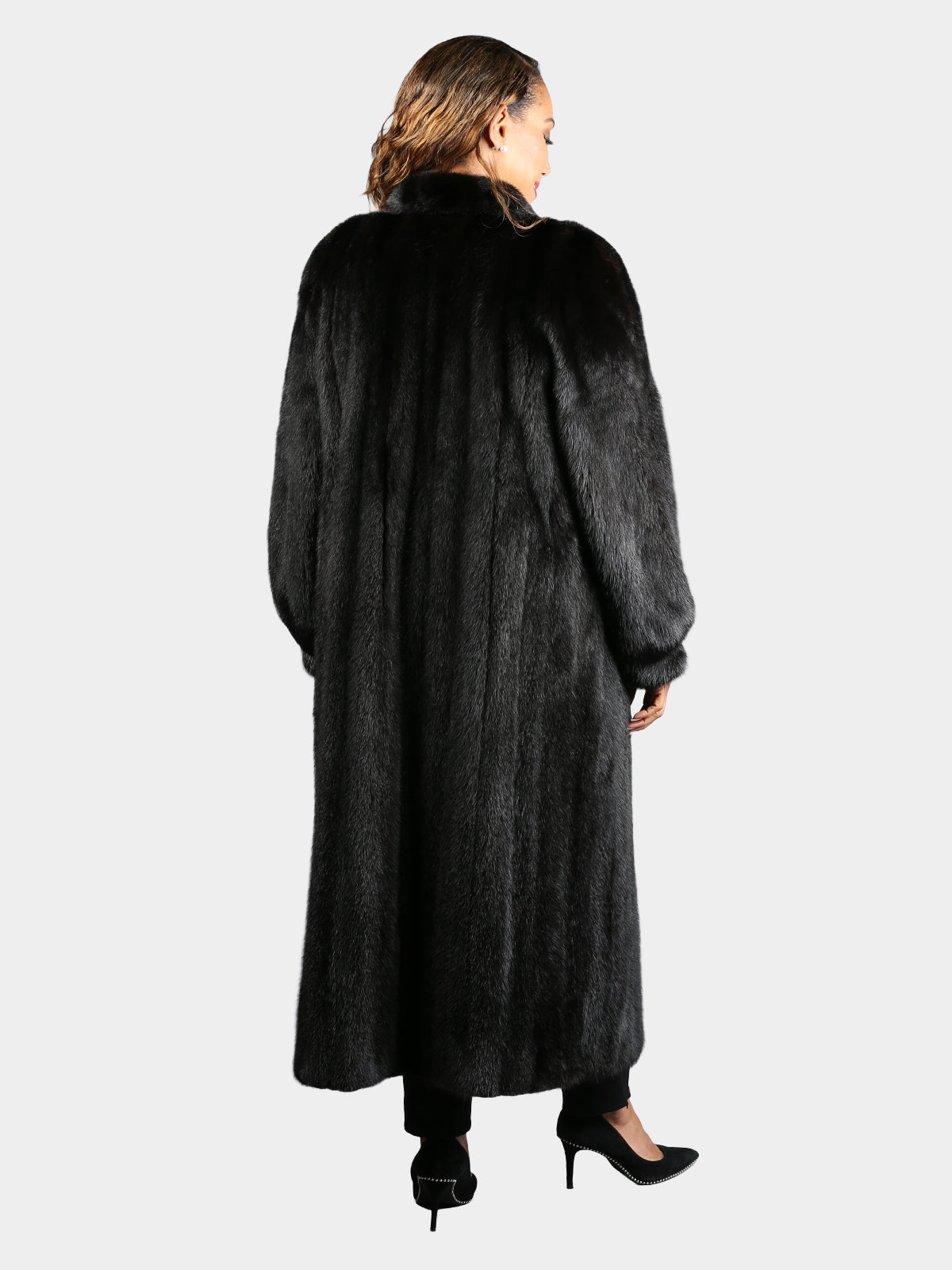 Woman's Natural Ranch Mink Fur Coat