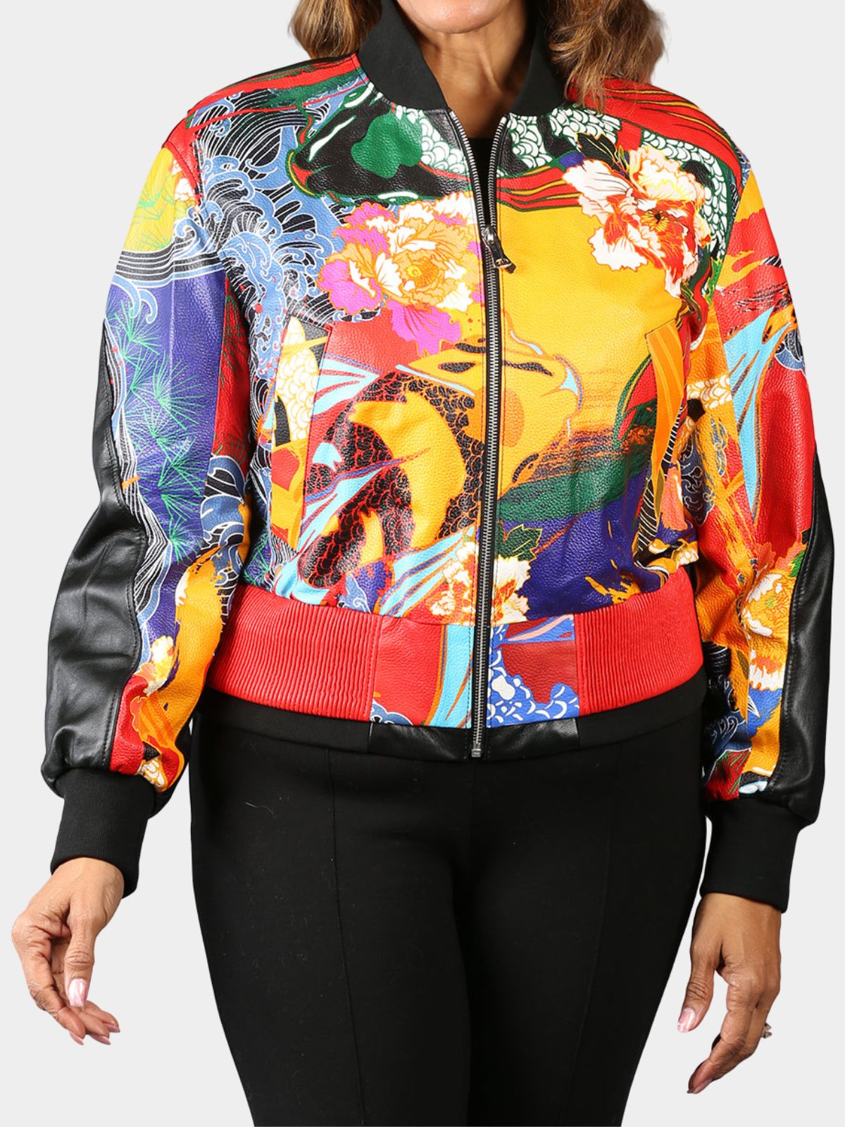 Woman's Picasso Lambskin Leather Jacket