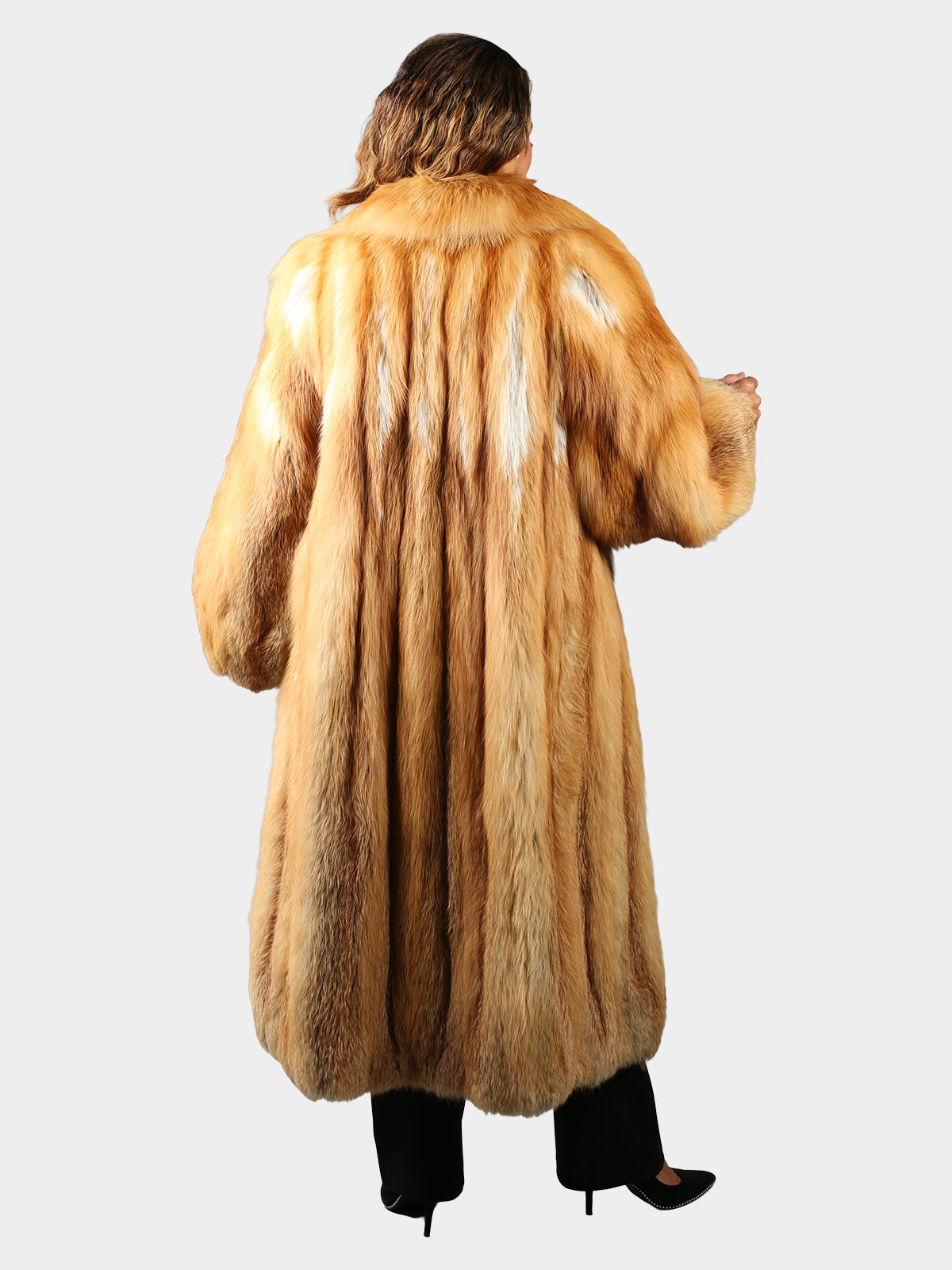 Woman's Natural Red Fox Fur Coat