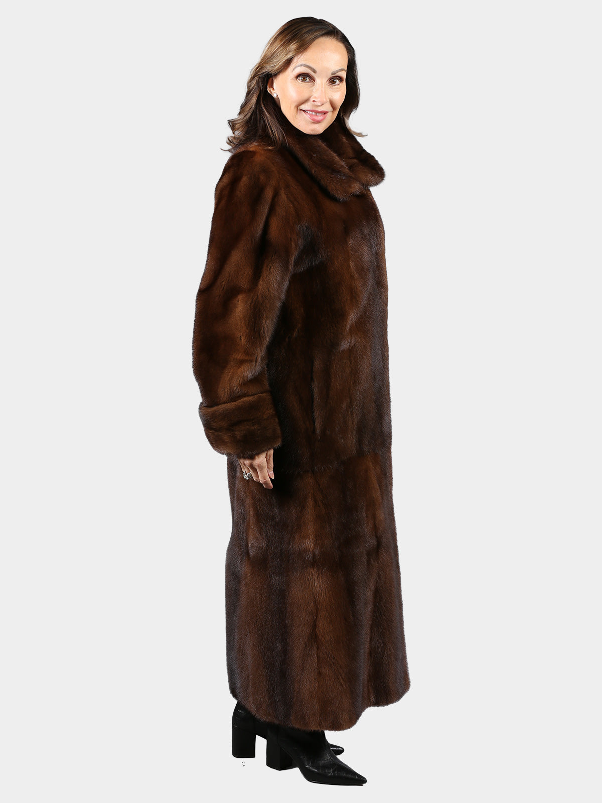 Woman's Demi Buff Female Mink Fur Coat