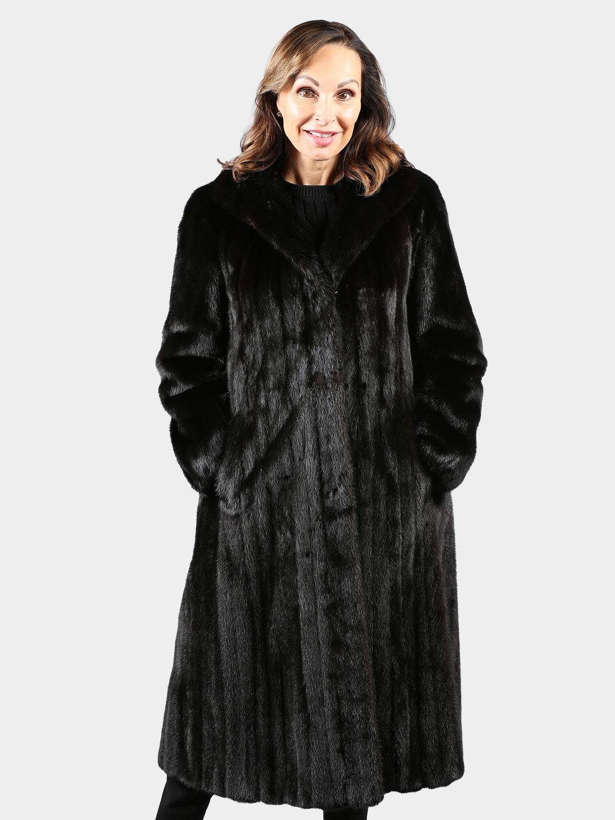 Woman's Ranch Female Mink Fur Coat