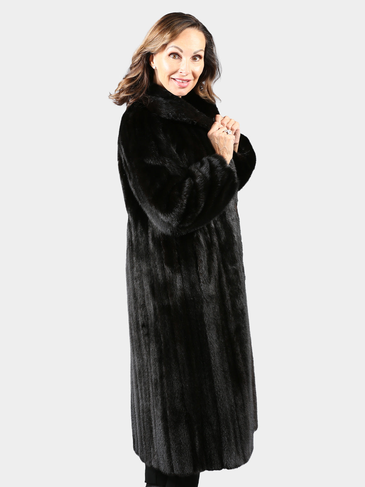 Woman's Ranch Female Mink Fur Coat
