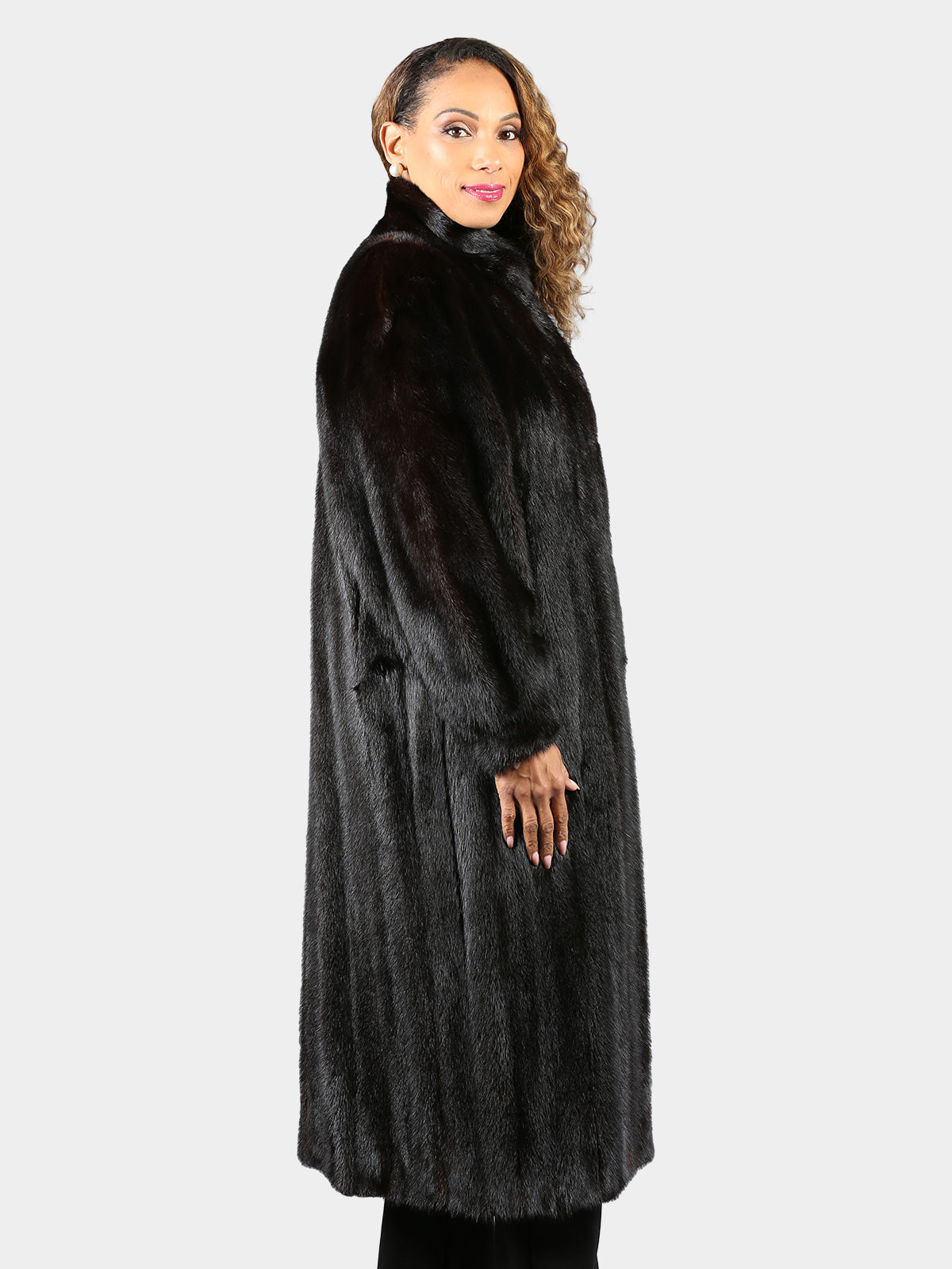 Woman's Ranch Mink Fur Coat