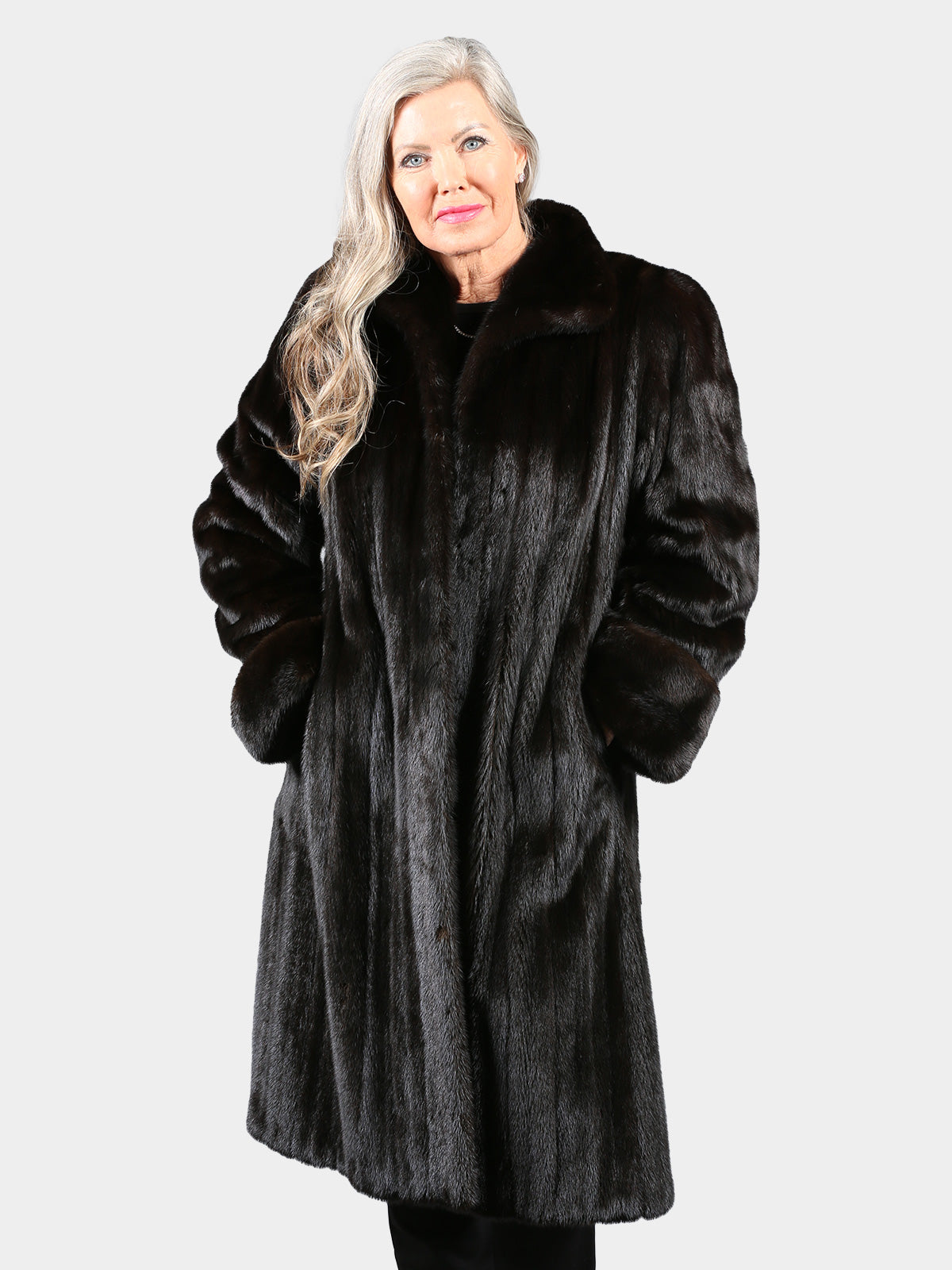Woman's Ranch Female Mink Fur Coat