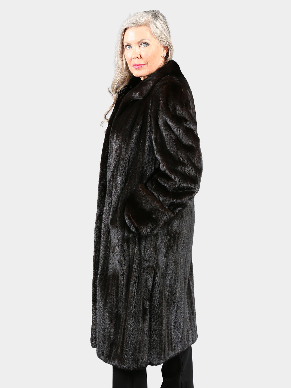Woman's Ranch Female Mink Fur Coat