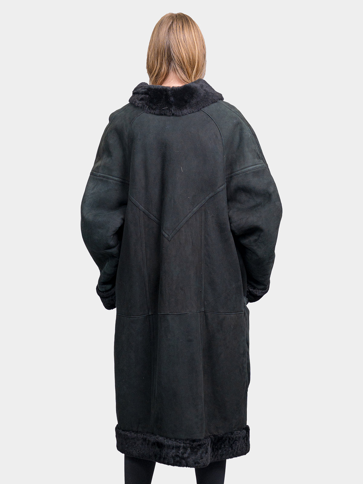 Women's Black Shearling Jacket