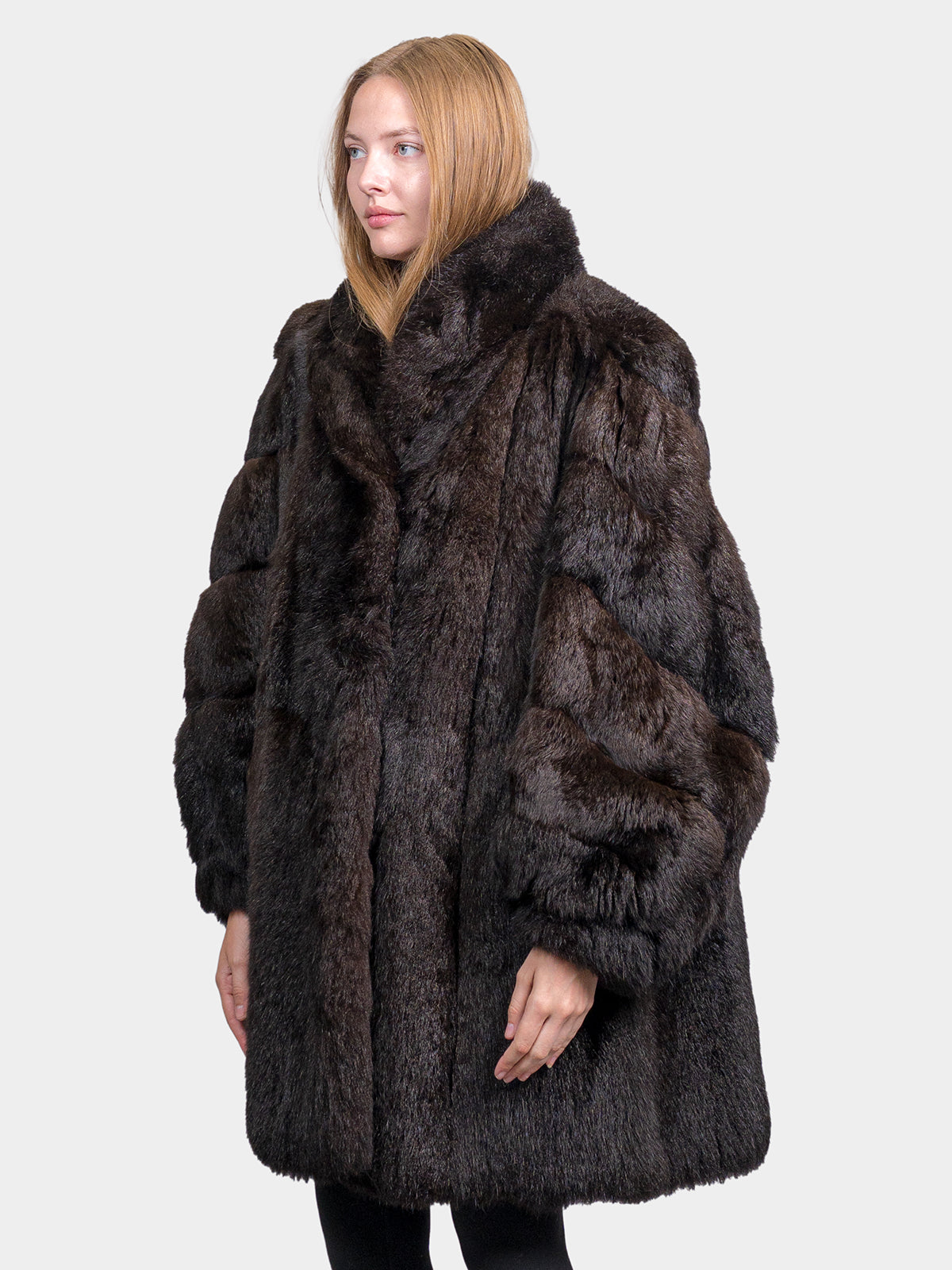 Women's Brown Opposum Stroller