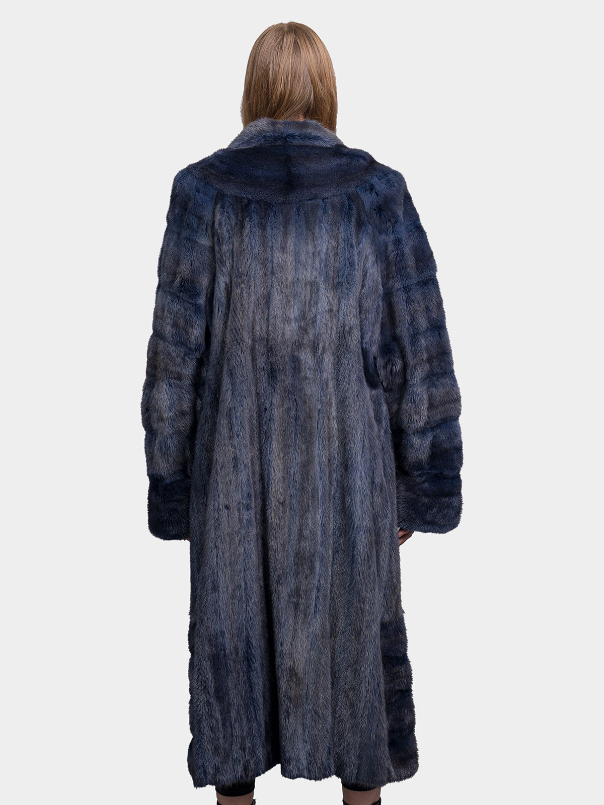 Women's Blue Mink Coat