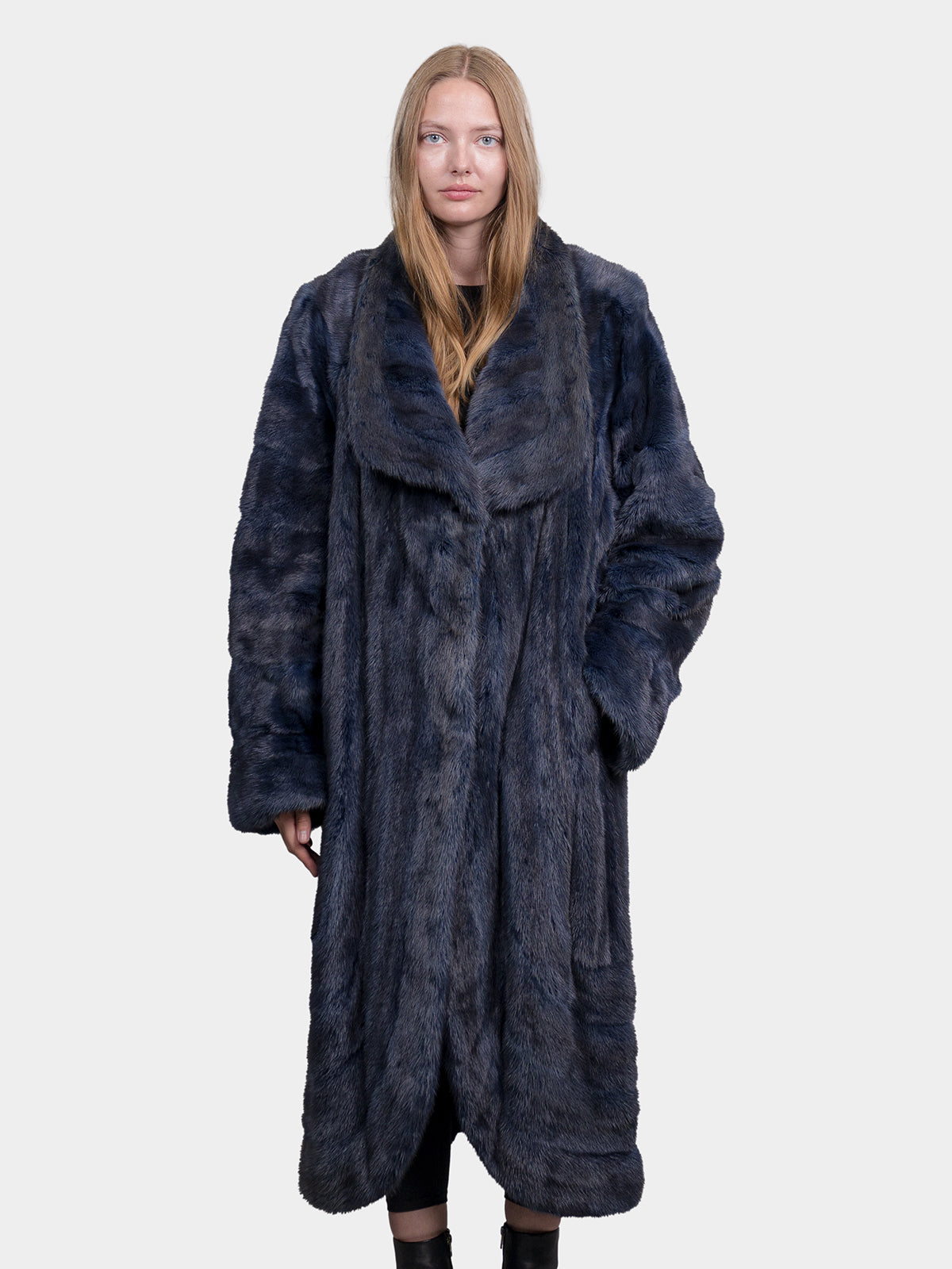 Women's Blue Mink Coat
