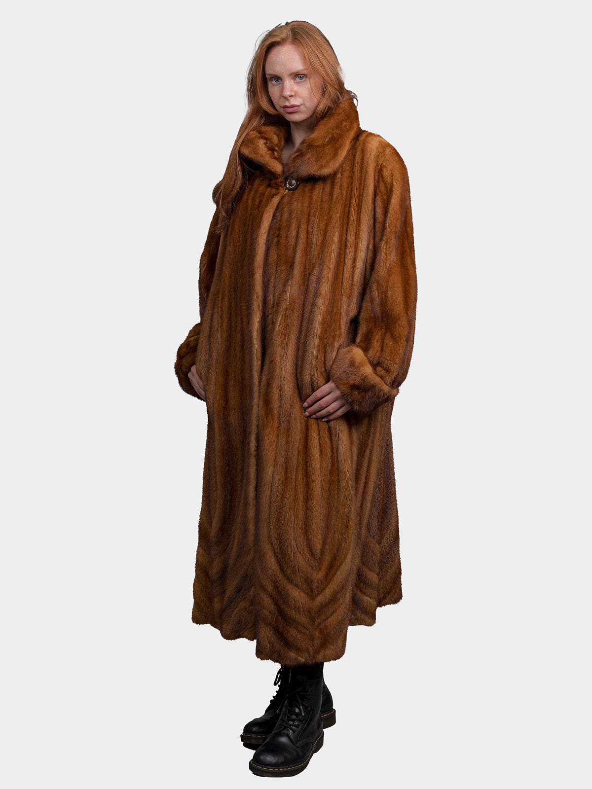 Women's Whiskey Mink Coat