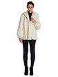 Woman's Sorbara Pearl Mink Fur Jacket