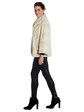 Woman's White Mink Fur Jacket