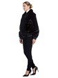Woman's Reversible Ranch Mink Fur and Leather Jacket