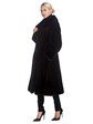 Woman's Ranch Mink Fur 7/8 Coat