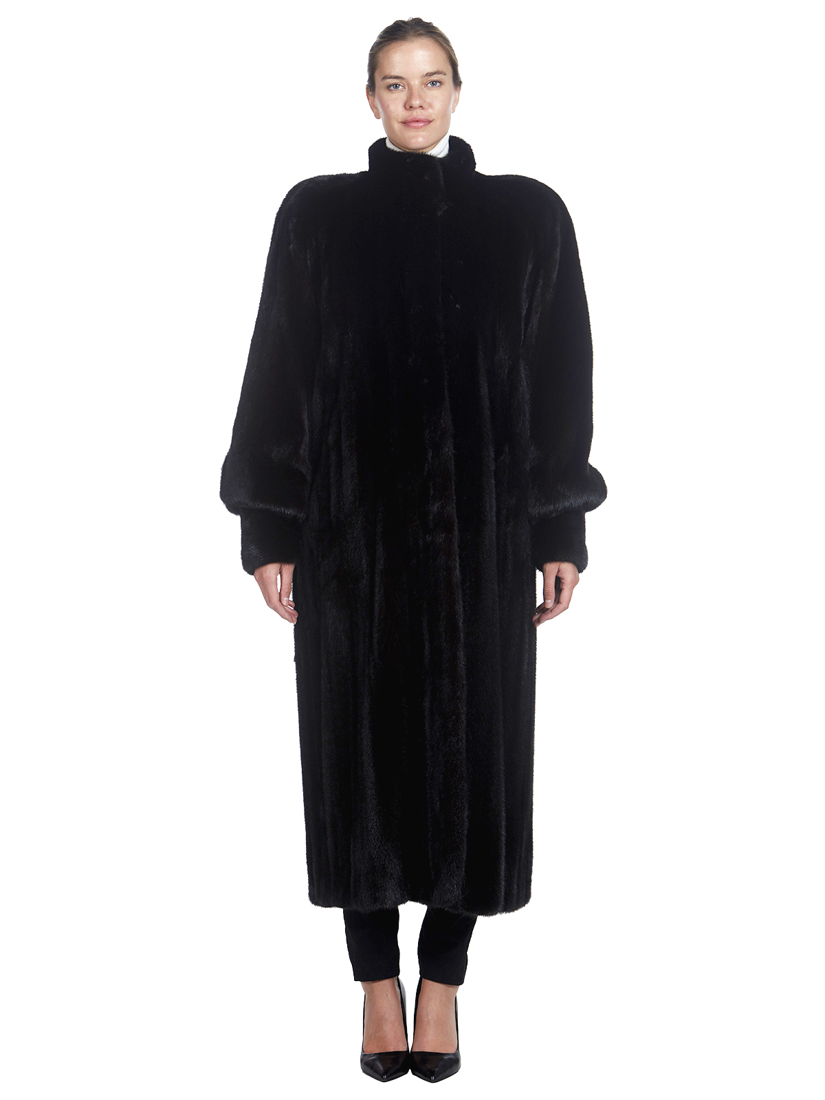 Michael Forrest Full Length Ranch Mink Fur Coat - Women's Fur Coat