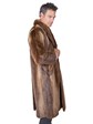 Man's Natural Otter Fur Coat