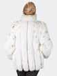 Woman's Lynx Dyed Fox Fur Jacket