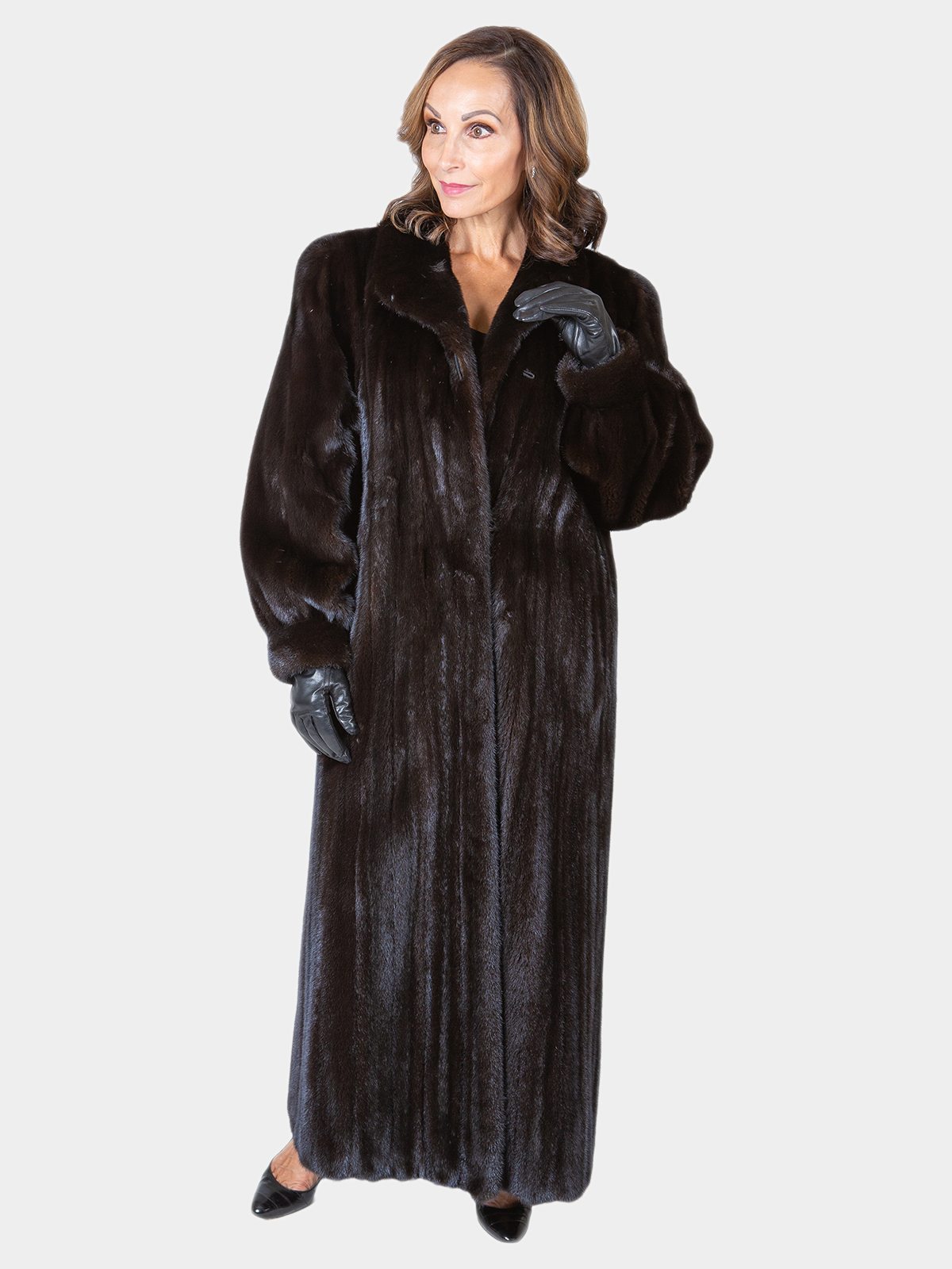 Woman's Ranch Female Mink Fur Coat