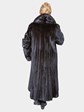 Woman's Ranch Female Mink Fur Flared Swing Coat