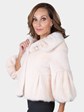 Woman's Blush Female Mink Fur Jacket