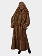 Woman's Bleached Lunaraine Female Mink Fur Coat