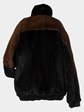 Unisex Ranch Mink Fur Jacket Reverses to Leather