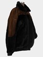 Unisex Ranch Mink Fur Jacket Reverses to Leather