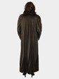 Woman's Natural Muskrat Fur Coat