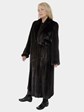 Woman's Dark Mahogany Female Mink Fur Coat