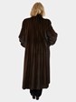Woman's Christian Dior Mahogany Mink Fur Coat
