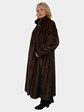 Woman's Christian Dior Mahogany Mink Fur Coat