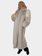 Woman's Blush Mink Fur Coat