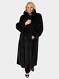 Woman's Plus Size Ranch Mink Fur Coat