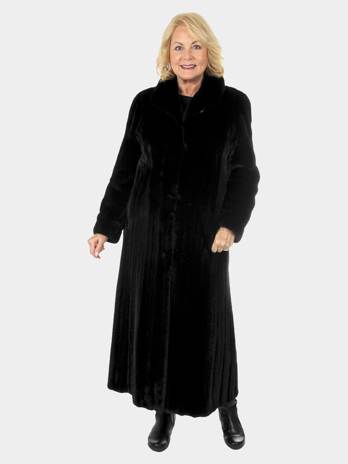 Woman's Ranch Female Mink Fur Coat