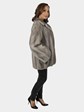 Woman's Cerulean Female Mink Fur Jacket