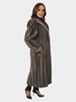 Woman's Cerulean Female Mink Fur Coat
