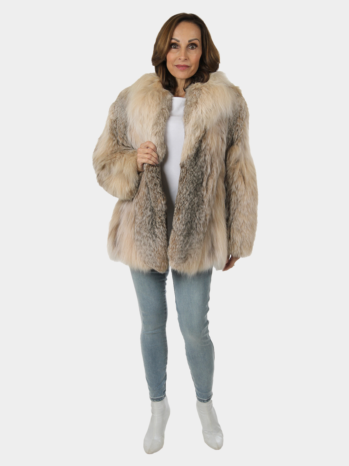 Woman's Canadian Lynx Fur Jacket 