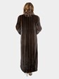 Women's Mahogany Female Mink Fur Coat