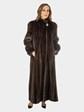 Women's Mahogany Female Mink Fur Coat