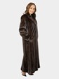 Women's Mahogany Female Mink Fur Coat