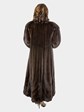 Givenchy Women's Mahogany Female Mink Fur Coat